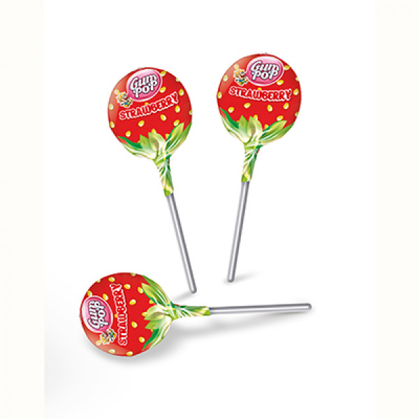 Γλειφιτζούρι Gum Pop Φράουλα